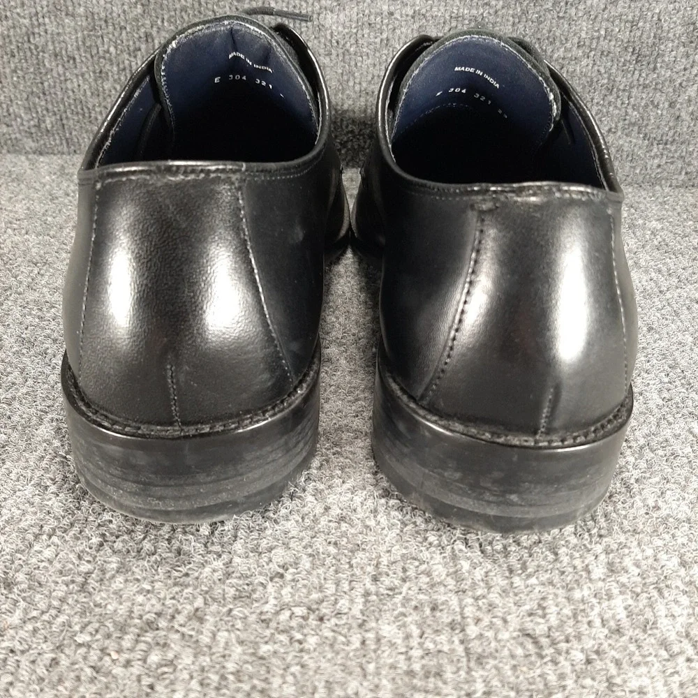 Cole Haan Grand.OS Men's Size 8M Lace Up Cap Toe Oxfords Black Leather